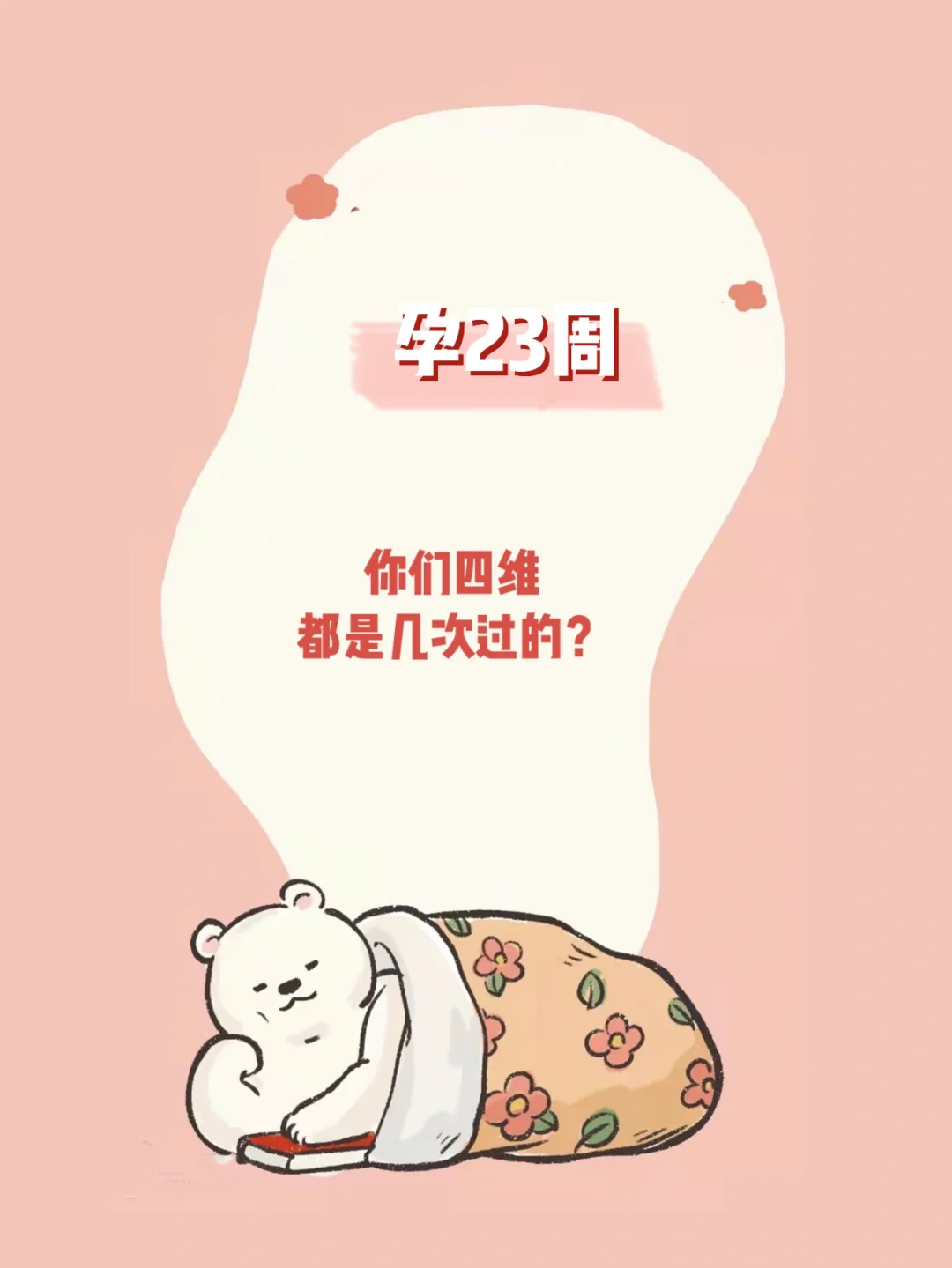 【孕23周】四维两次过，如何让宝宝配合
