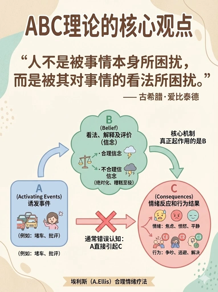 人不是被事情本身所困……