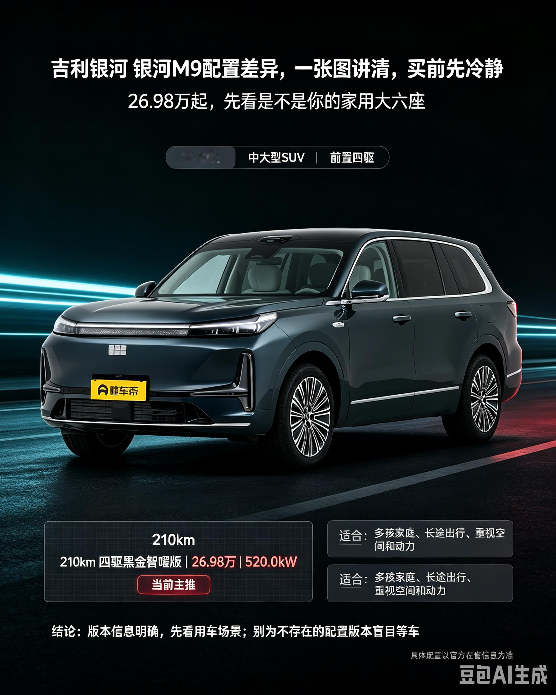 吉利银河M9选购心得
