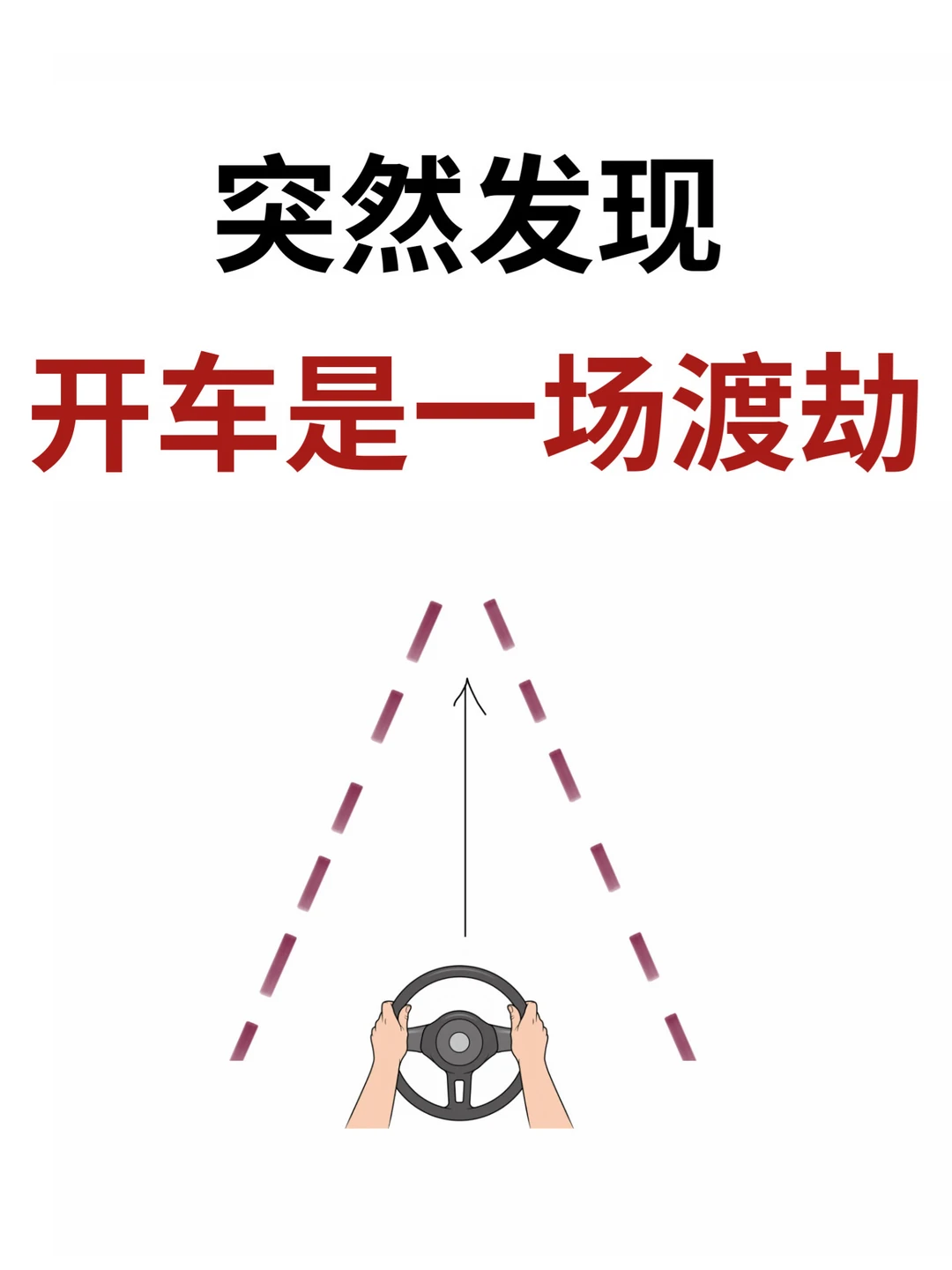 写给开车易紧张的姐妹