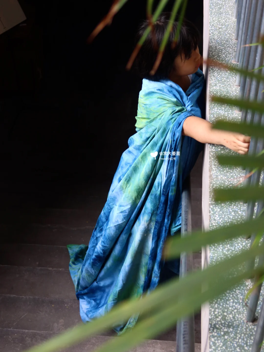 自制草木染扎染🌿与麦谷姐妹俩的动容瞬间