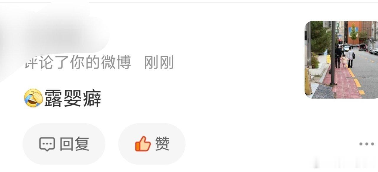 我前几天发的那个金钟大又被偶遇的那个博文，底下这个评论，我笑的在发抖 ​