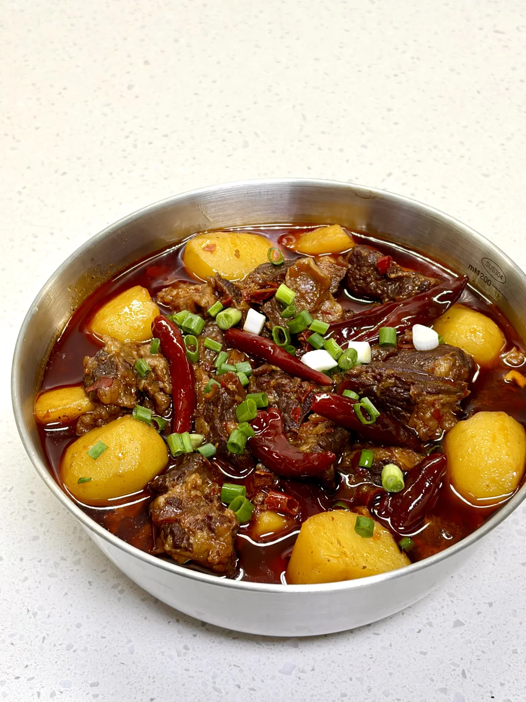 软烂入味的土豆烧牛肉，附详细做法～