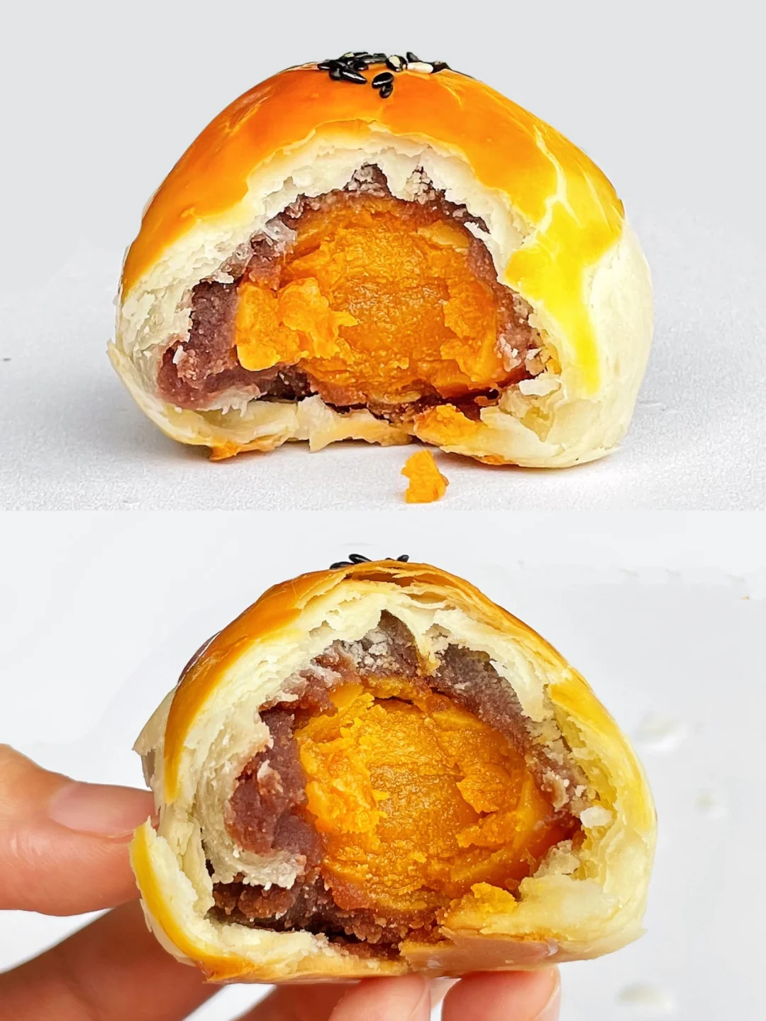 一碰掉渣蛋黄酥｜自用六年好配方免费分享‼️