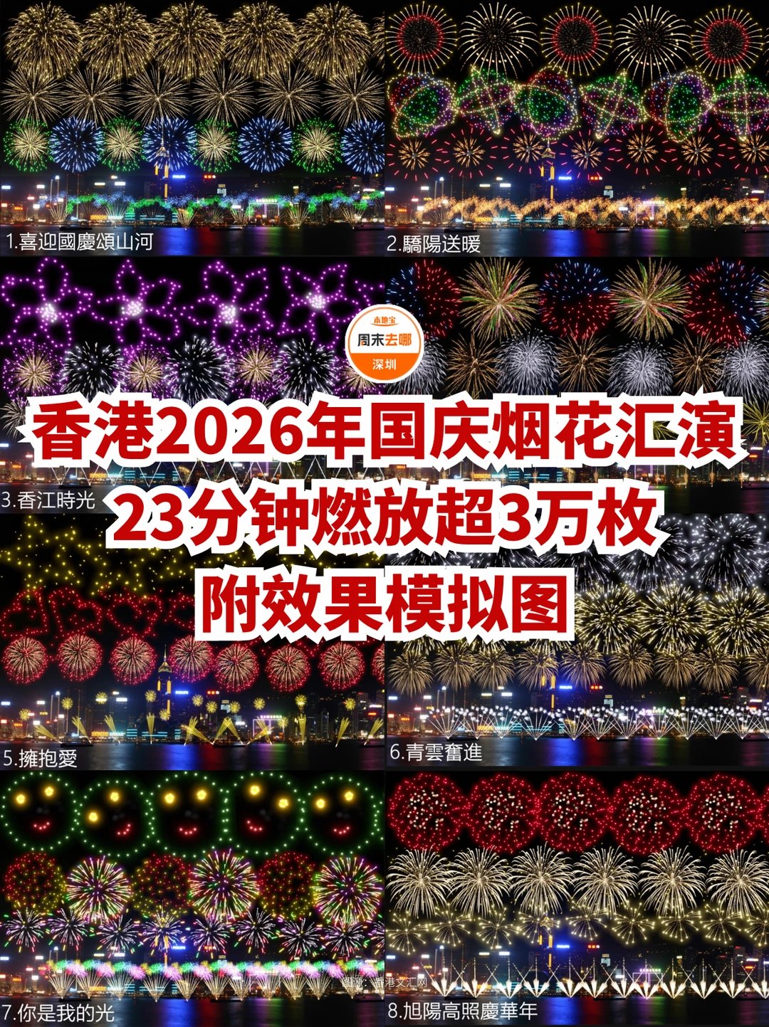 🇭🇰国庆去香港看烟花📸8幕高光剧透