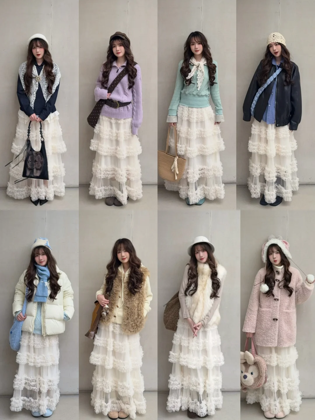 一条蓬蓬裙 1️⃣3️⃣套穿搭