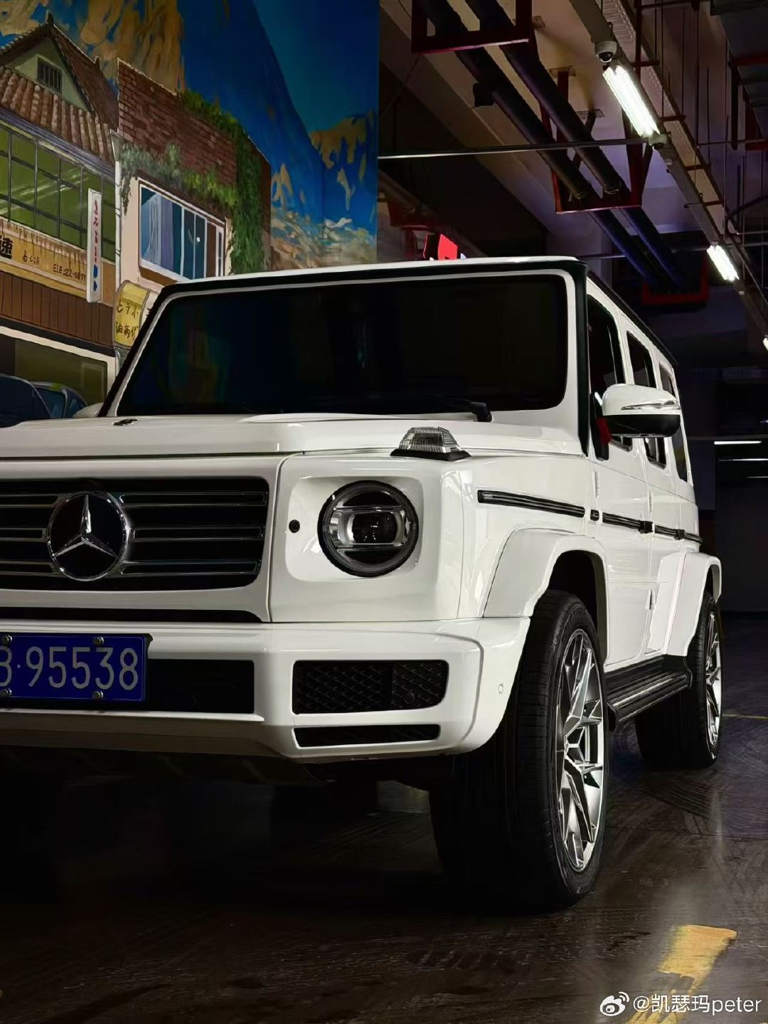 #轮毂改装 ##奔驰# G500升级HRE FF10 银色轮毂 ​