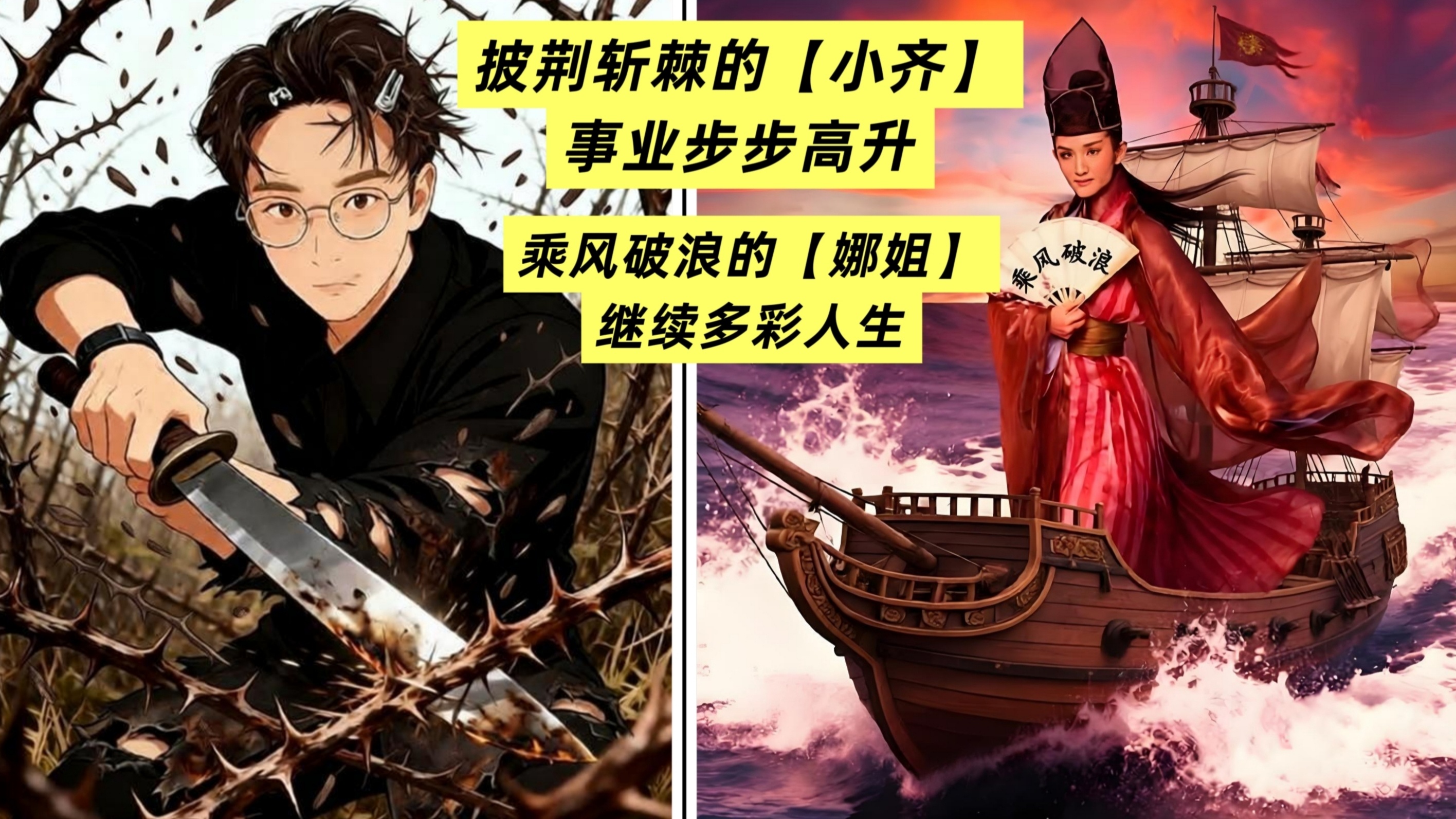 祝愿【齐思钧】继续【披荆斩棘】事业蒸蒸日上
祝愿【娜姐】   继续【乘风破浪】 开启多彩人生

26《披》《浪》最有趣【开头视频连线和直播】最重要主持人【齐思钧】年轻阳光有智慧可爱清爽不油腻不做作【娜姐】不用说经验丰富风趣幽默。对于观众只要在【娱乐唱跳表演节目】找到【属于自己那份《乐》  ​