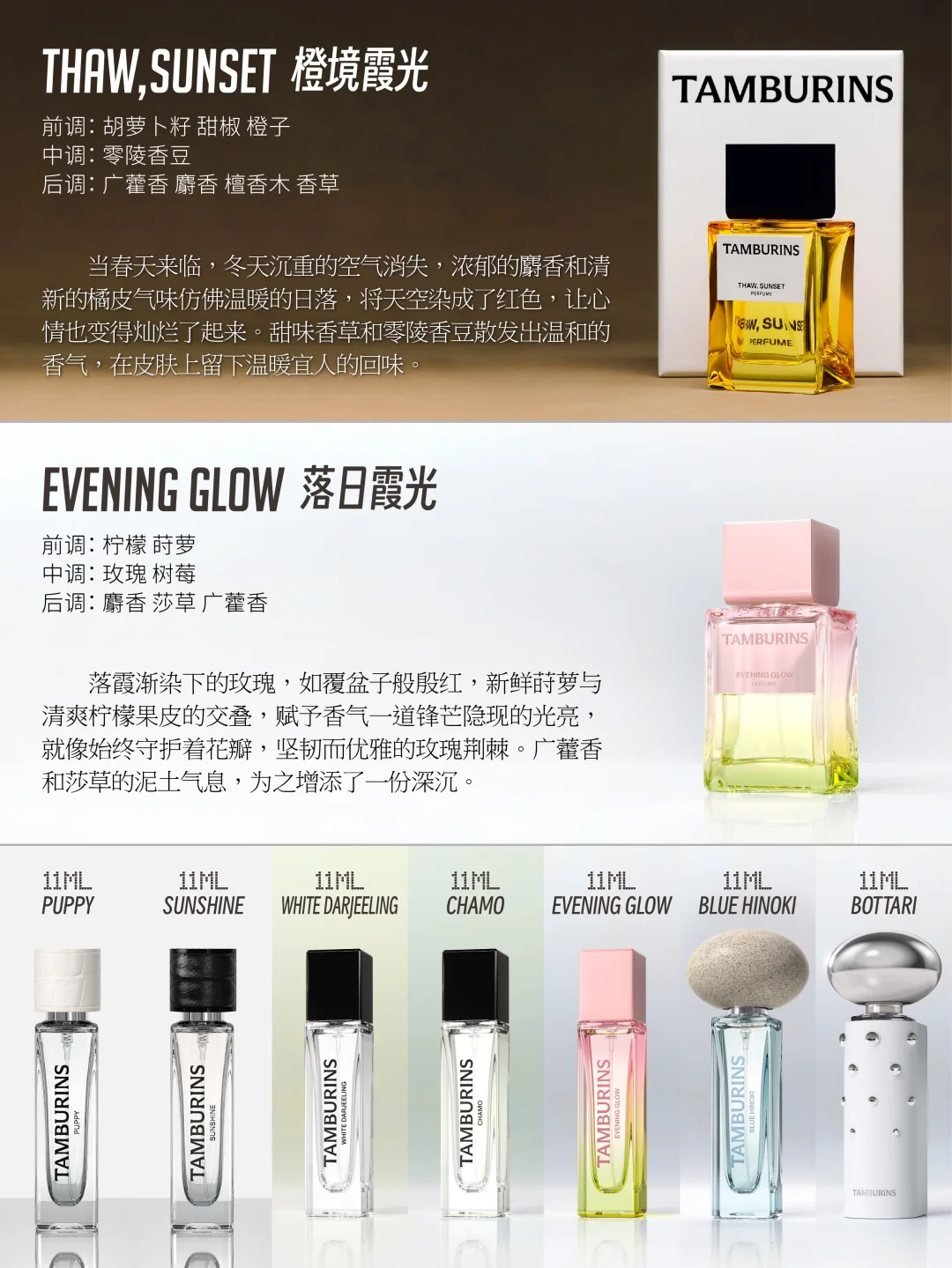 TAMBURINS（韩国）香水合集（上）