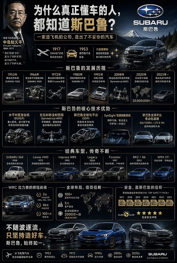 为什么真正懂车的人，都会看上斯巴鲁？