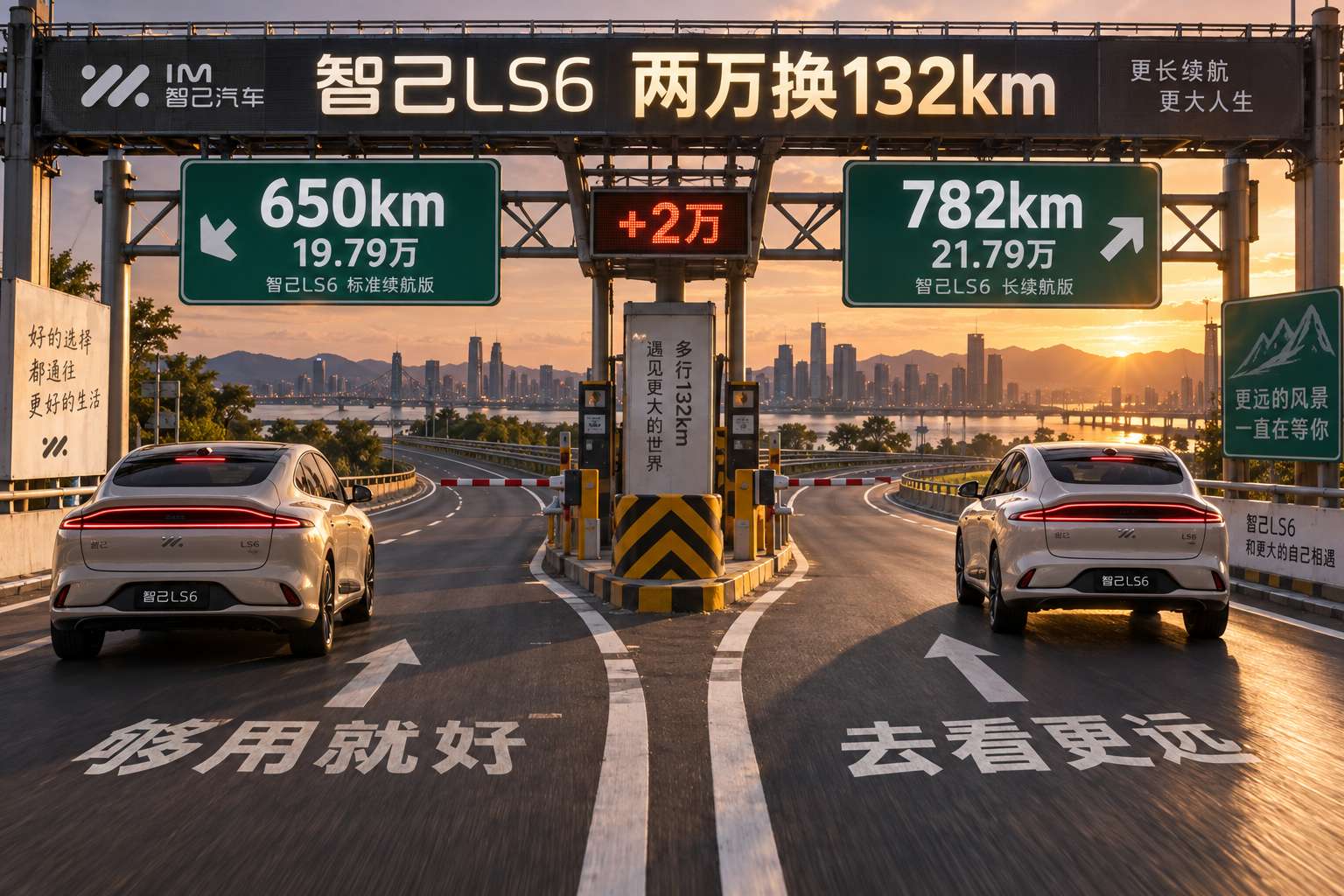 智己LS6多花2万，续航从650公里跳到782公里
智己LS6 Max权益价19.79万元，CLTC续航650km；Pro Max权益价21.79万元，续航782km。两万元换来132km续航，电池从76kWh增至93kWh。
长途跑得多，132km能少停一次服务区；家里能装充电桩，650km已经覆