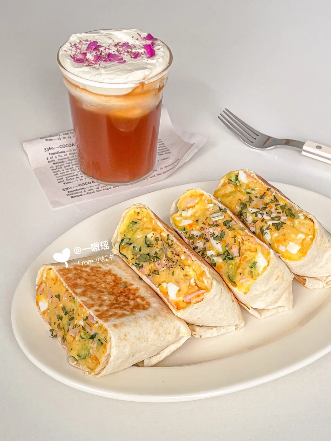 减脂饱腹｜🌮土豆泥沙拉卷饼一定要试试😭