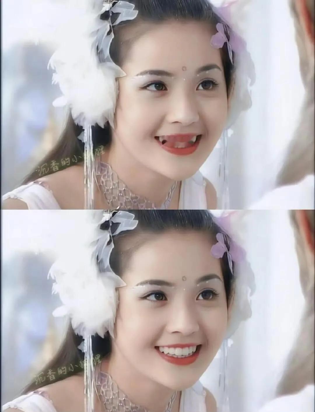 当年古早美女都有自己的特色，好灵动呀