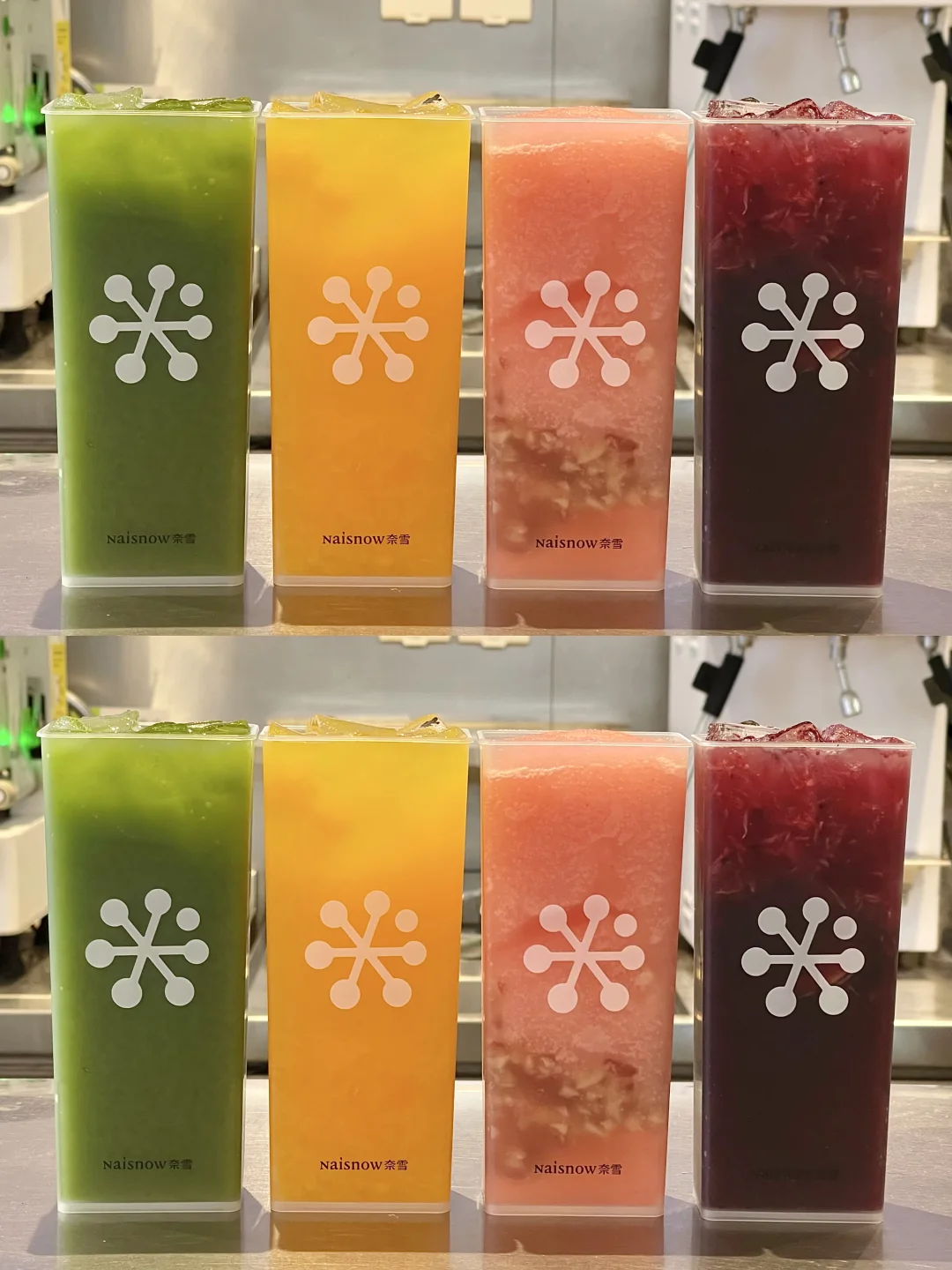 这四杯多巴胺纤果茶是真的懂控糖星人！！