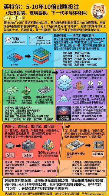 周末英特尔CEO陈立武访谈表示，接下来的突破方向，在于先进封装技术和半...