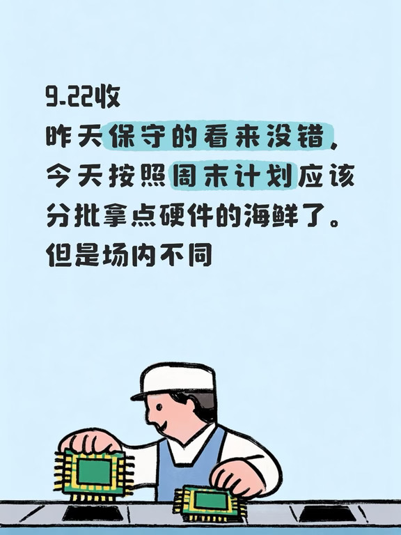 海鲜市场明天准备迎接924