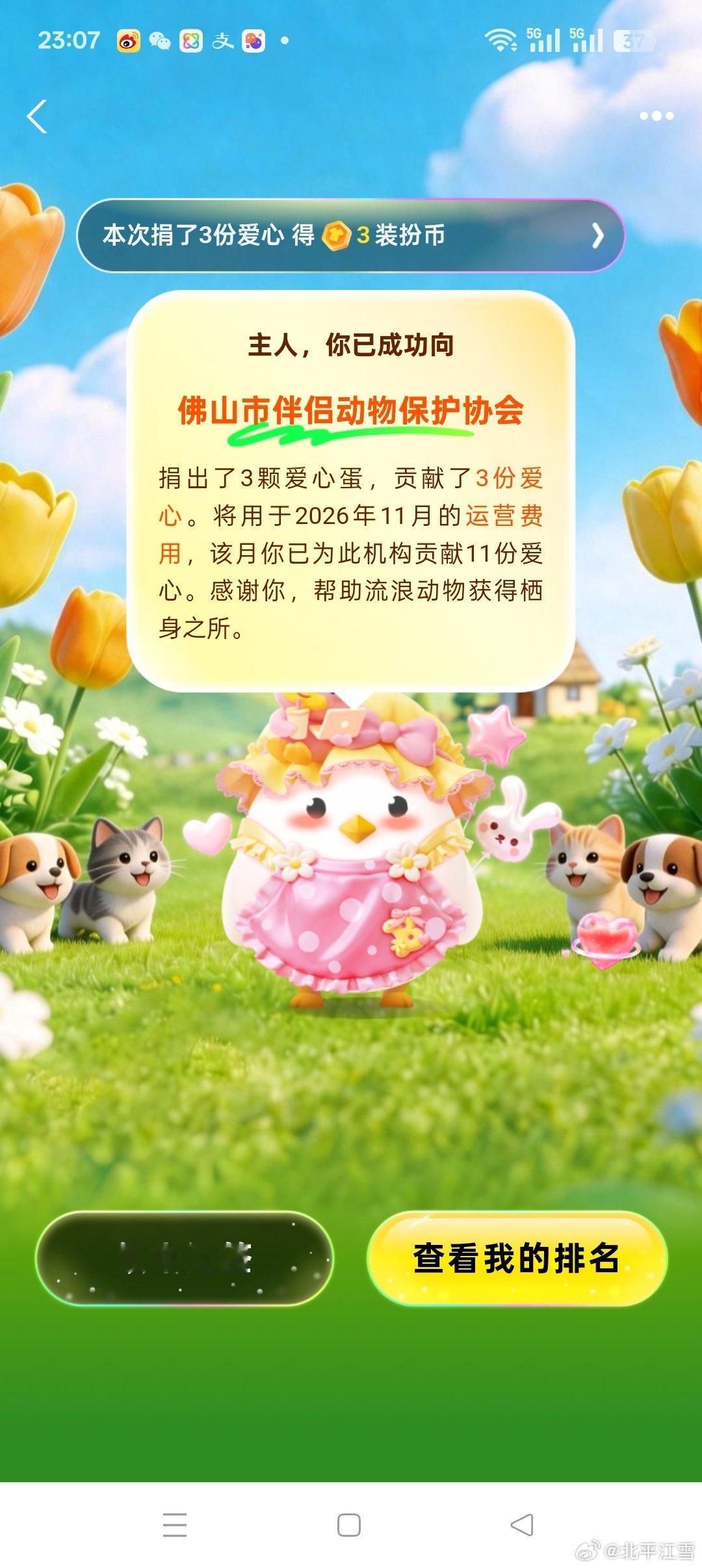 #救助流浪动物##领养代替购买##为动物发声[超话]##猫咪领养[超话]##救助流浪狗##流浪猫救助##每日萌宠打卡##狗狗[超话]#支付宝蚂蚁庄园免费喂养小鸡免费捐蛋救助流浪动物，你的举手之劳就能改变它们悲惨的命运 ​