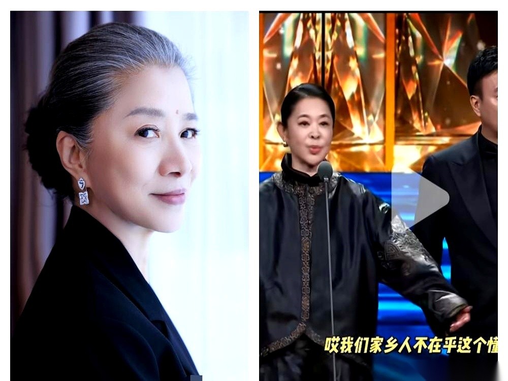 迟蓬时隔四十二年凭《生万物》里的配角去争飞天奖优秀女演员，最终输给了宋佳。
早在1984年，她就已经凭《红叶，在山那边》拿过这个奖。
倪萍早年在金鸡奖替她鸣不平的旧账，直到这次典礼散场也依然没个着落。
大家都在看大女主们抢风头，网友当时还送了迟蓬一个说法，叫“环女主提名”。
一个演农妇的配角，能被顶