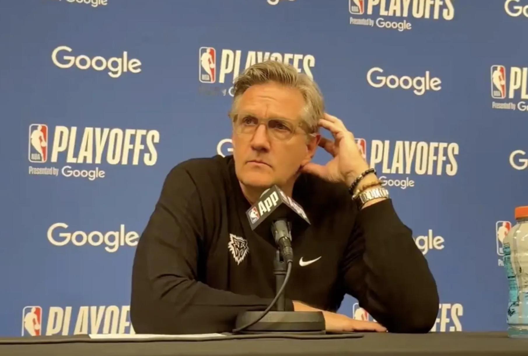 芬奇：马刺是实力极强的队伍，扭转战局的关键就是控制失误  NBA季后赛...