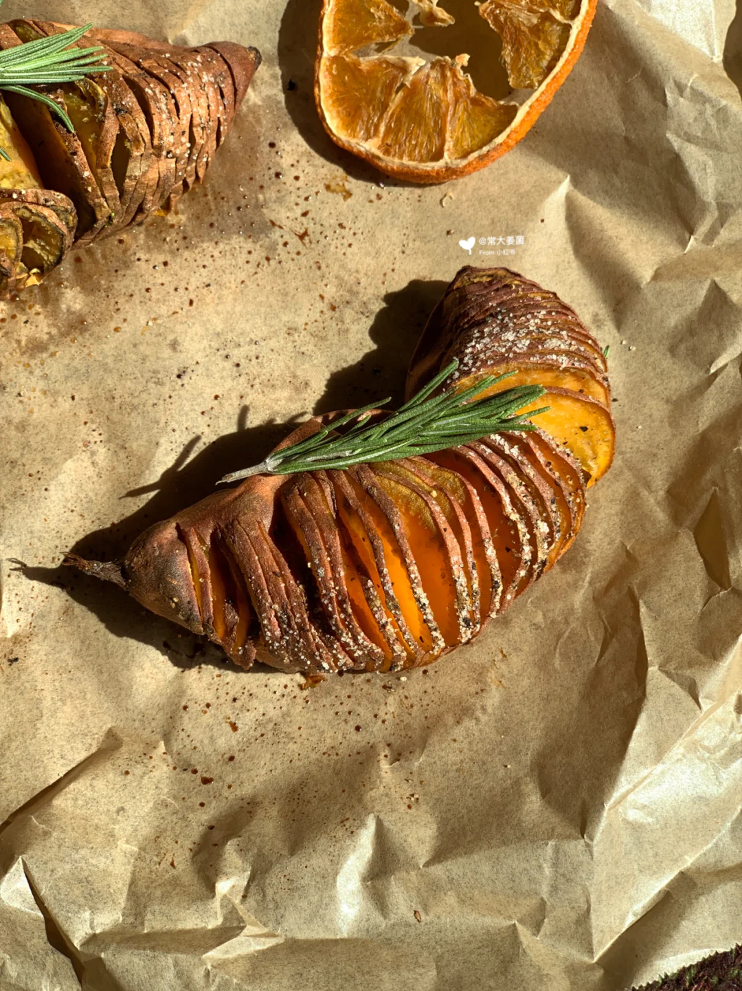 惊艳四方 | 低卡风琴烤红薯三元搞定它‼️