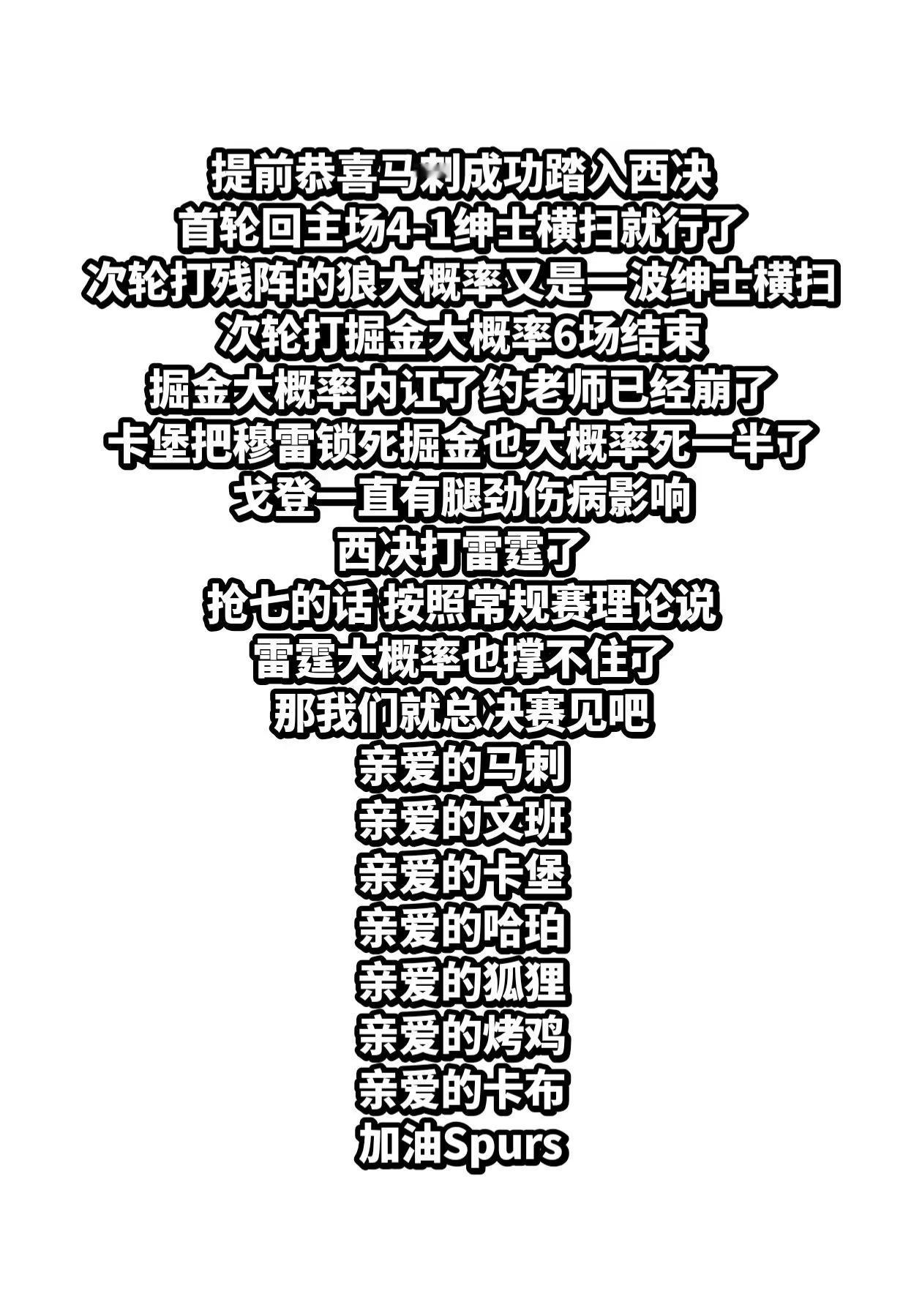 我们总决赛见吧🏆