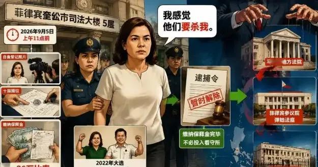 看到菲律宾副总统沙拉被保释，感到她的政治经验不足。祸从口出，菲律宾总统马科斯一直想找沙拉的把柄，沙拉在第一时间就给送来了。

政治斗争里，最怕一句没收住的话，飘在空气里时只是火气，落进公文、会议记录、律师材料里，味道全变了。镜头前的一秒，到了权力手里，可能被放大成一整套指控。

沙拉的问题，未必只是
