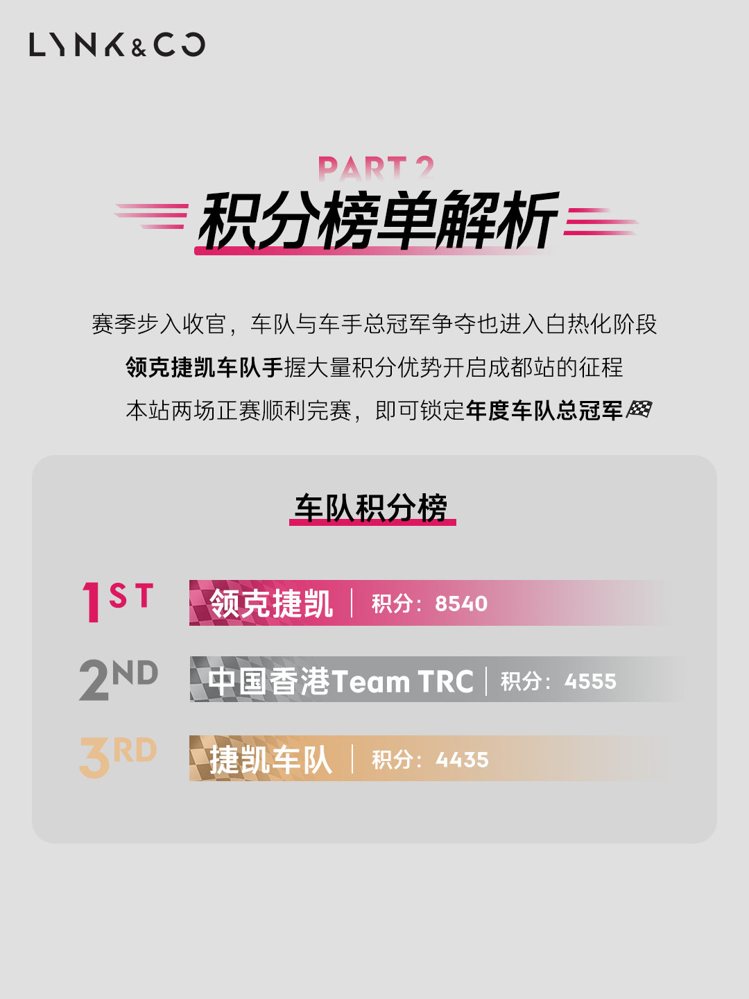 十月的成都，除了火锅还有赛车🏎
TCR China首登天府国际赛道
观赛指南就位，共赴赛道决胜时刻🔥
[浪]关注我，评论区@ 你的观赛搭子互动，这波请TA去现场看赛车！！（VIP门票🎟️，3位） ​ ​​​​