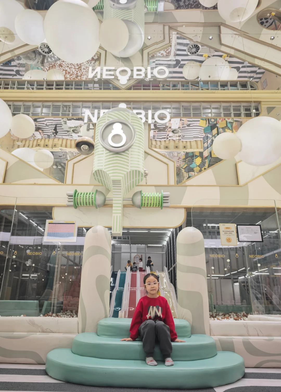 周末的快乐是奈尔宝给的！她玩到不想回家