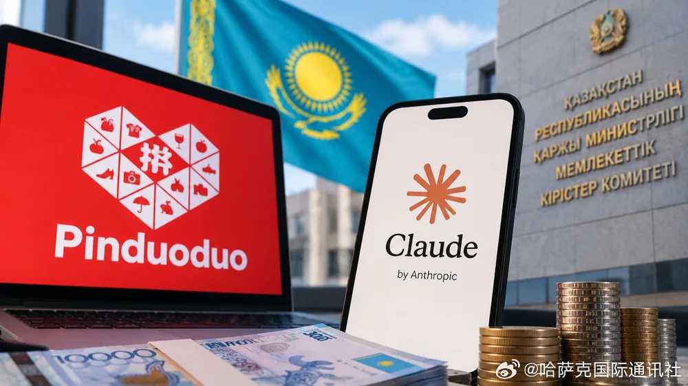 【拼多多与Claude开发商在哈缴税80亿坚戈！外国互联网平台税收监管趋严】

💰 哈萨克斯坦财政部国家税收委员会通报，中国电商平台拼多多与Claude开发商Anthropic在税务管理和核查后，共向哈萨克斯坦财政缴纳80亿坚戈（约合1770万美元）。

其中，拼多多缴纳68亿坚戈，Anthropic补缴12亿坚戈。

⚠️  ​