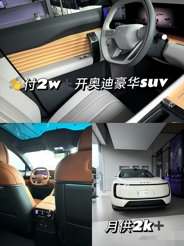 这个价格的奥迪E7X，你喜欢吗？