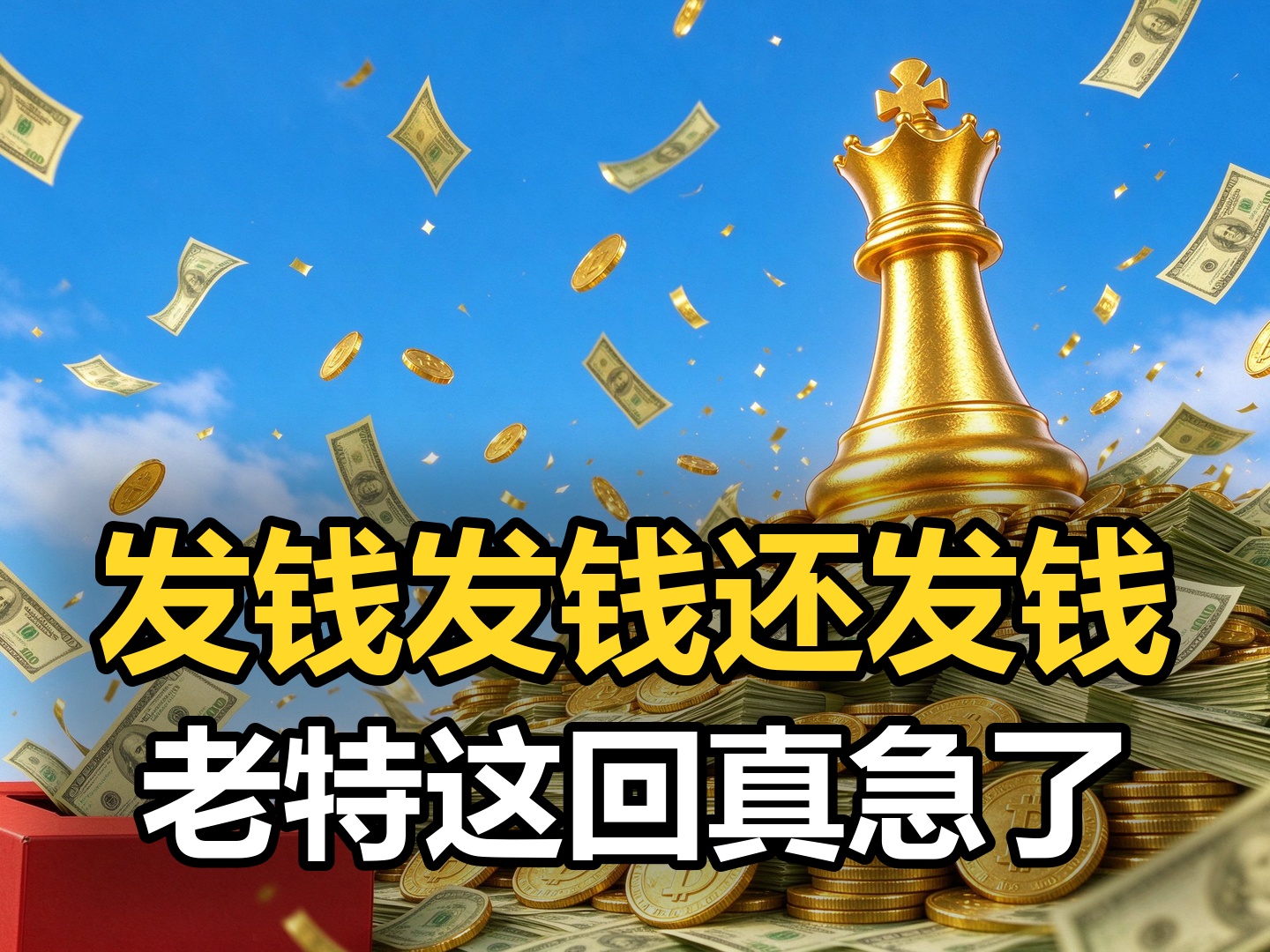 有钱能使鬼推磨，这话搁老特身上绝了。
为了中期选举能赢，特朗普最近发钱上头，之前