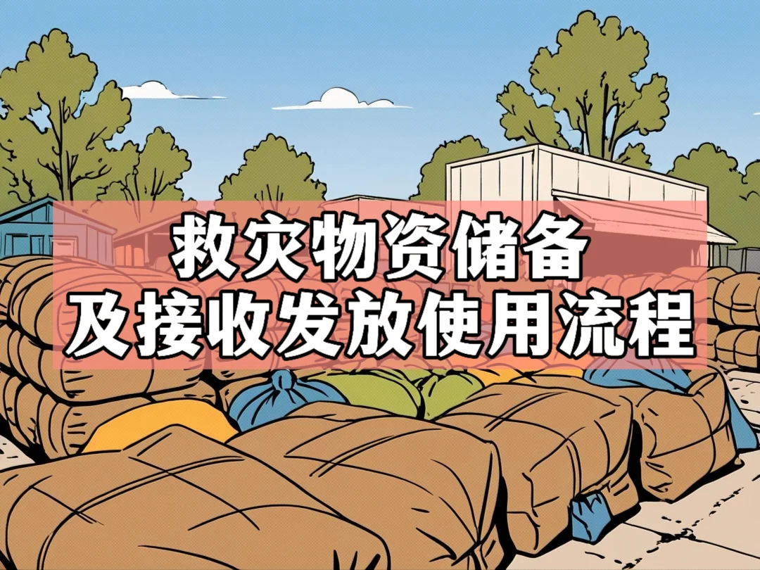 体制内：应急救灾物资储备接收发放使用流程
