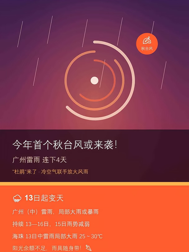 今年首个秋台风或来袭！广州周日雨连下4天