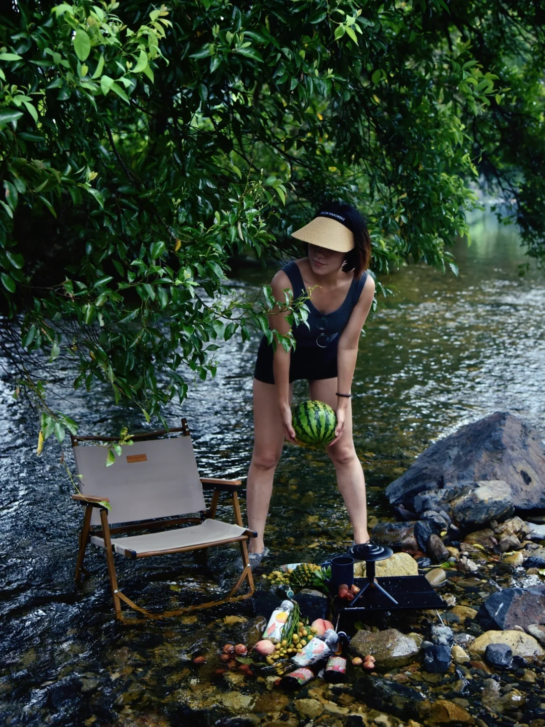 超爱这微风和溪流