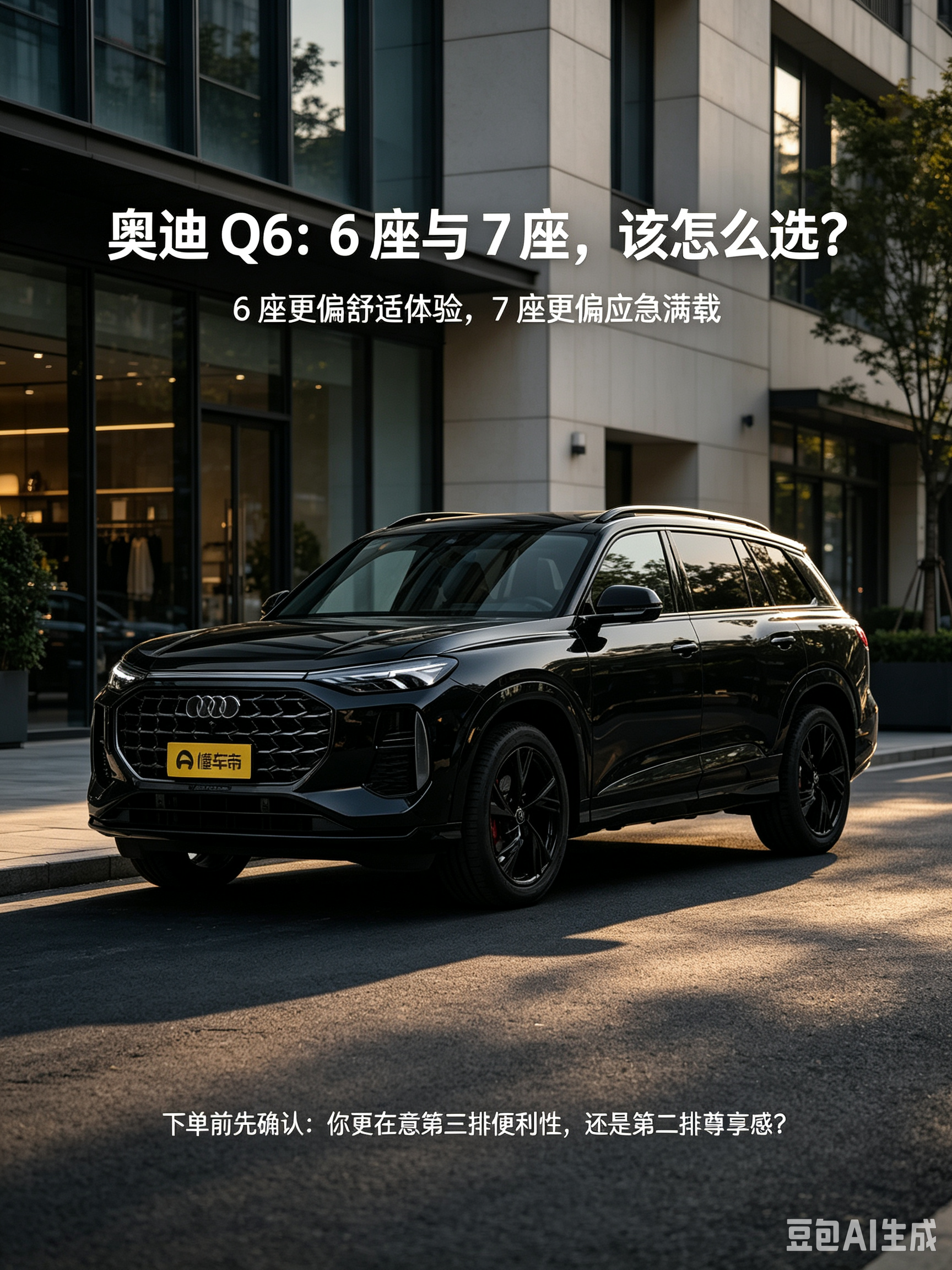奥迪Q6 6座7座到底该怎么选