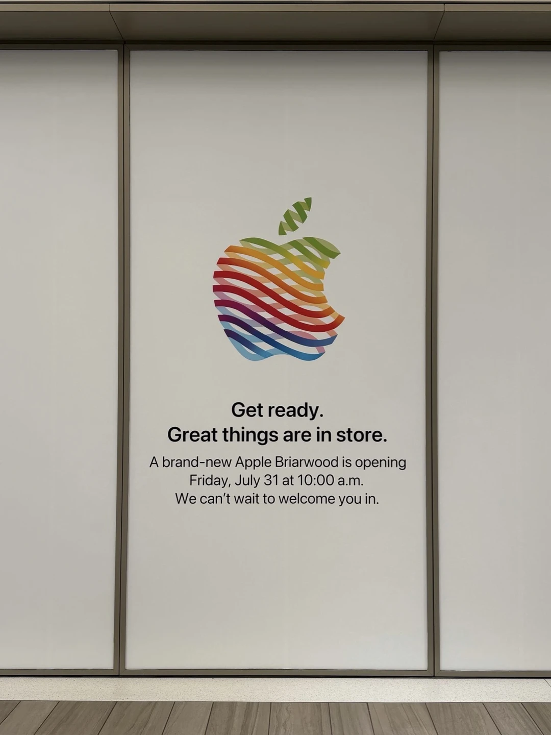 Apple Briarwood新地址7月31日开幕