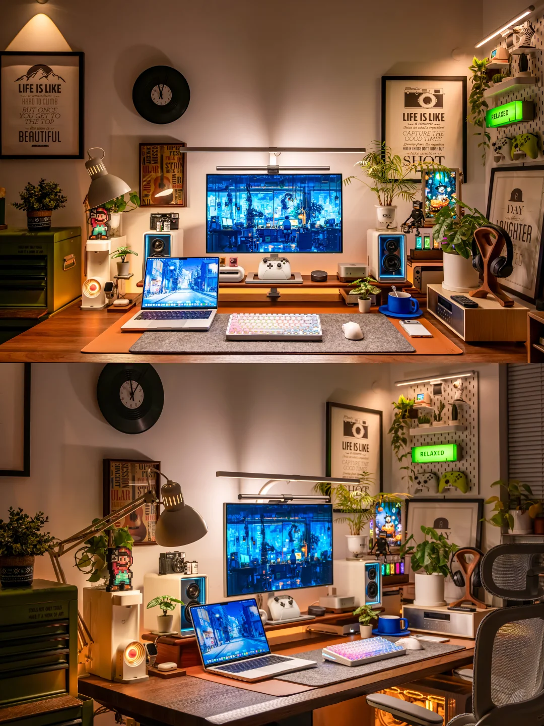 我心爱的小角落|氛围感桌面布置