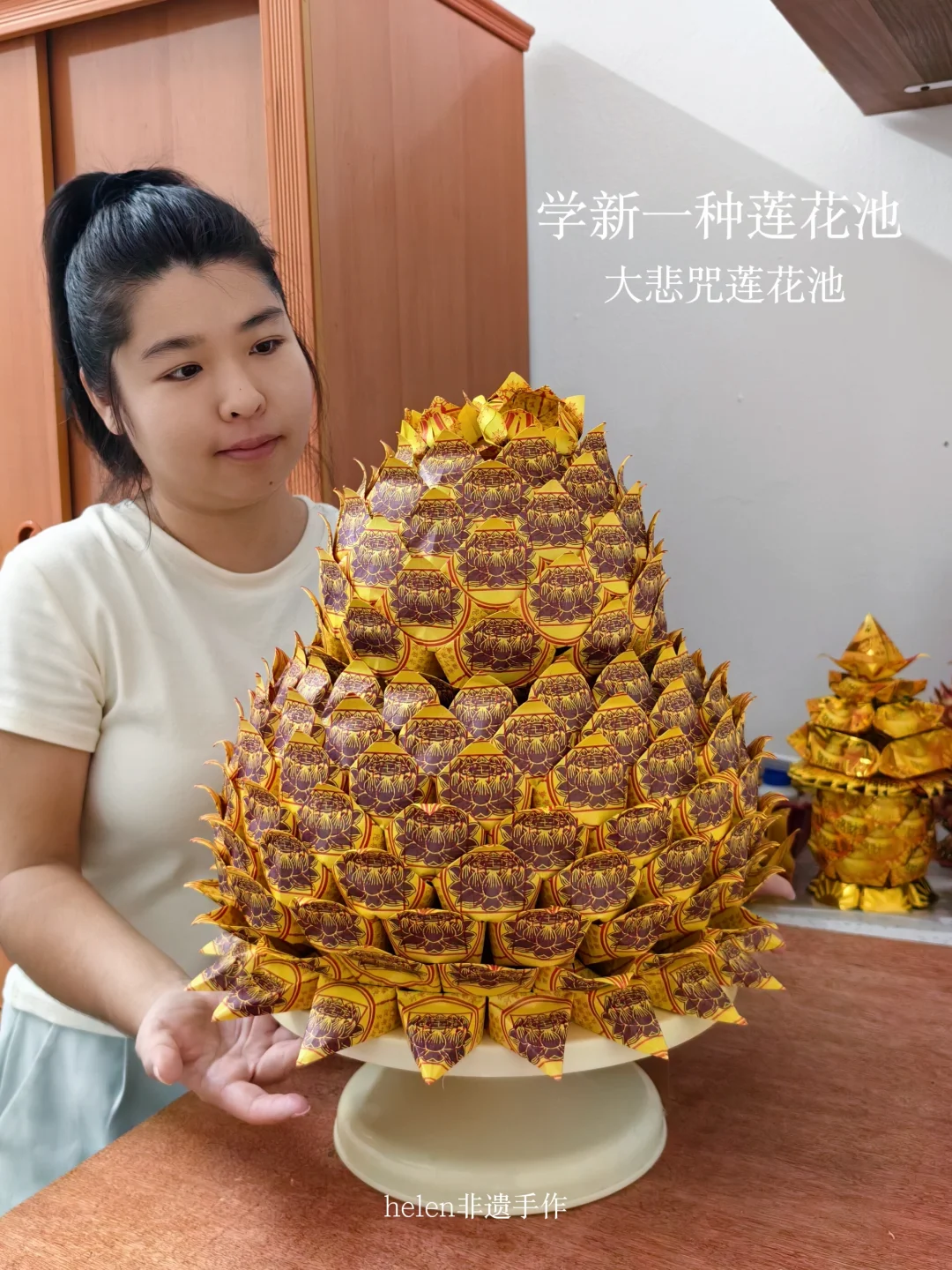 因为一句话，我做了一座大悲咒莲花池🪷