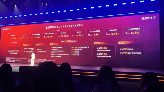 极狐阿尔法T7价格来了！
