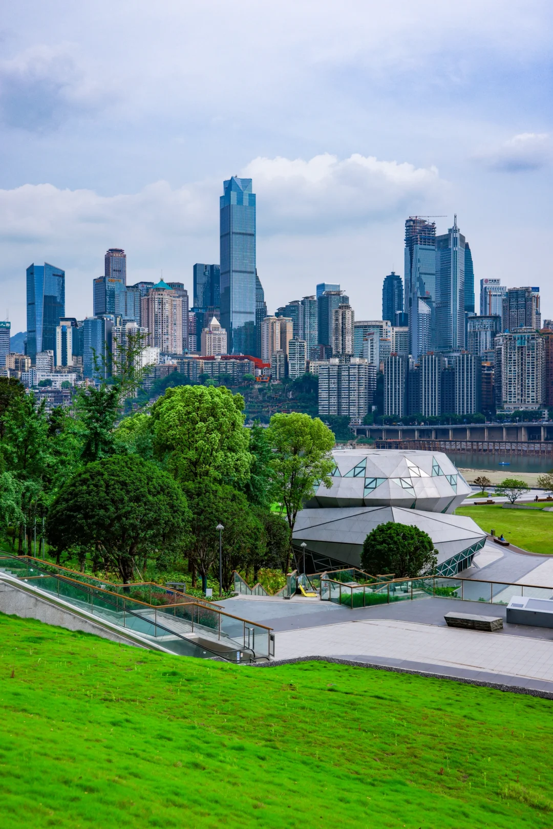 重庆钻石广场江滩公园🌈❤️
