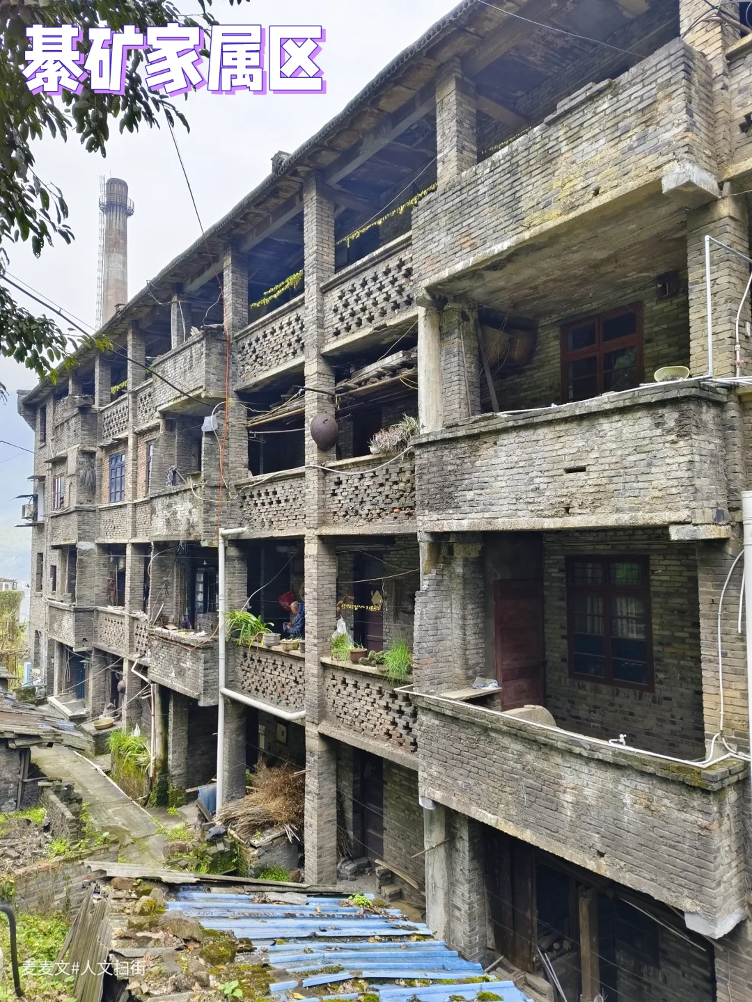 【綦江】铁矿家属区青砖房群太有年代感了
