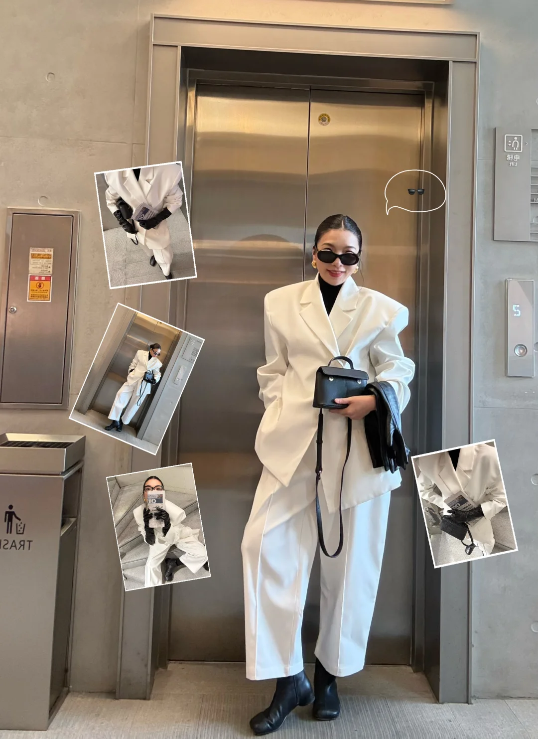姐妹们👭白色西装的杀伤人谁懂啊🤍🖤