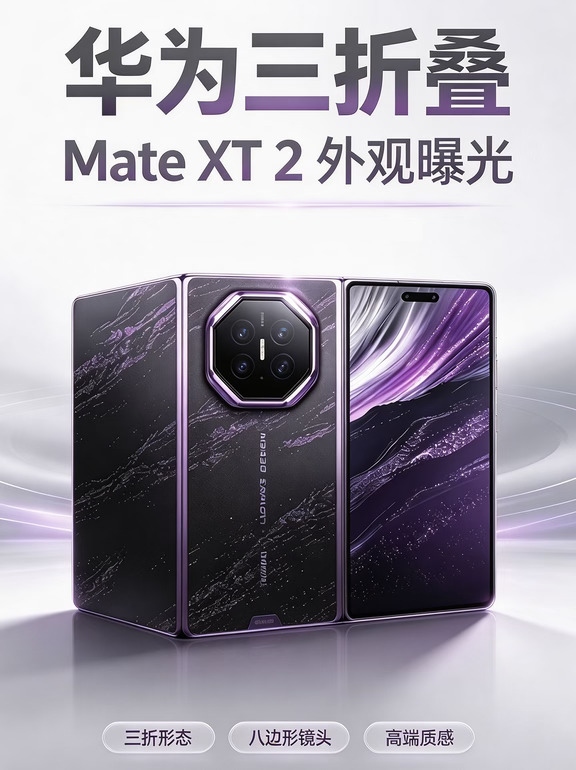 展翼三折叠来了｜Mate XT s 非凡大师爆料