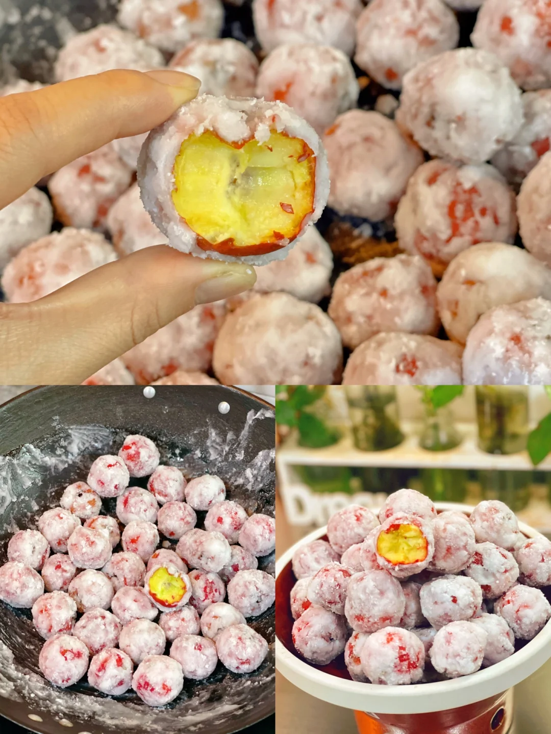 简单几步就会在家搞定的山楂糖雪球做法来啦