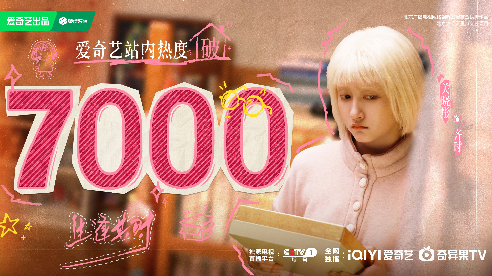 #关晓彤齐时是最好的安排##生逢齐时# 爱奇艺站内热度破 7️⃣0⃣️0️⃣0️⃣！✨一路闯关慢慢成长，一切恰逢其「时」，看齐时继续闪闪发光！#关晓彤生逢其时# ​