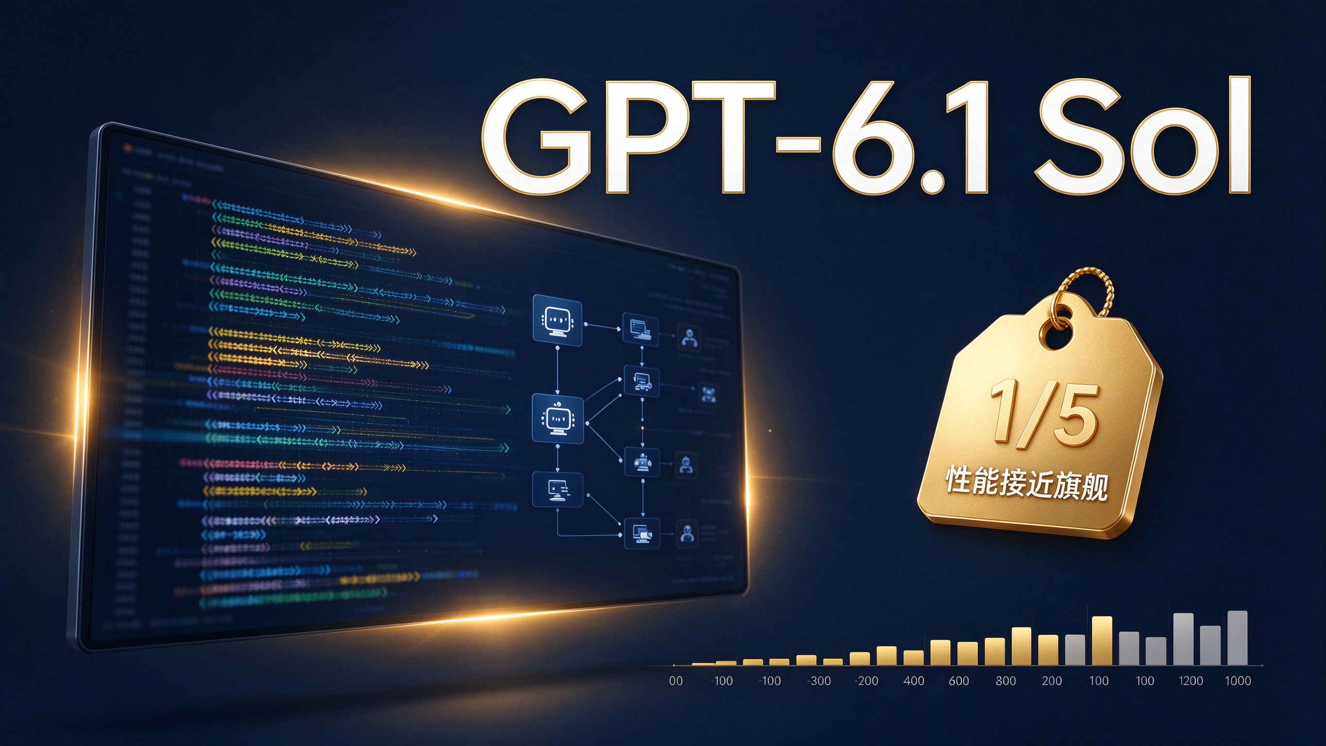 【OpenAI深夜放重磅！GPT-6.1 Sol发布，价格只要旗舰的1/5】

9月29日OpenAI开发者大会，GPT-6.1 Sol正式上线，距离GPT-6 Sol发布仅一周。

它有多能打？
• 智能体编程、电脑操作、专业工作流上性能接近旗舰GPT-6 Astra
• 标准输入/输出token