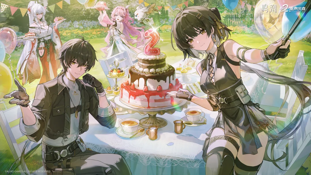《鸣潮》二周年潮声庆典，3.3版本「自星海尽处回响」已开启！ ♪~周年...
