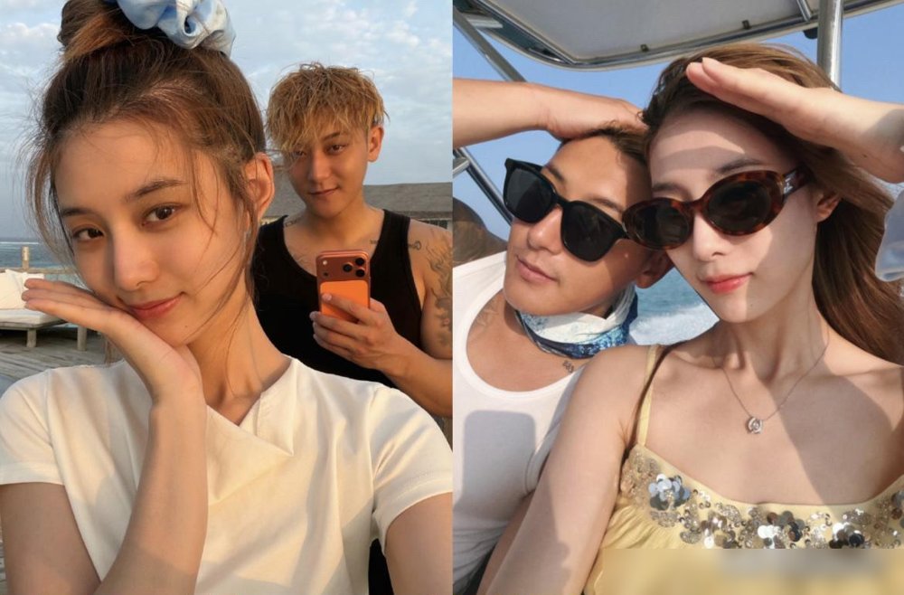 同样是嫁入优渥的家庭，徐艺洋的观感舒服很多。
黄子韬把婚礼做成了“海洋之星”主题直播，自己当司仪，自己哭成狗。徐艺洋站在旁边笑，不是那种绷着的笑，是真的觉得眼前这个人好笑。那一刻你就明白了，这俩人之间没有“高攀”这个词——黄子韬才是那个生怕配不上的人。
再看奚梦瑶。从恋爱到生子，每一步都踩在精确