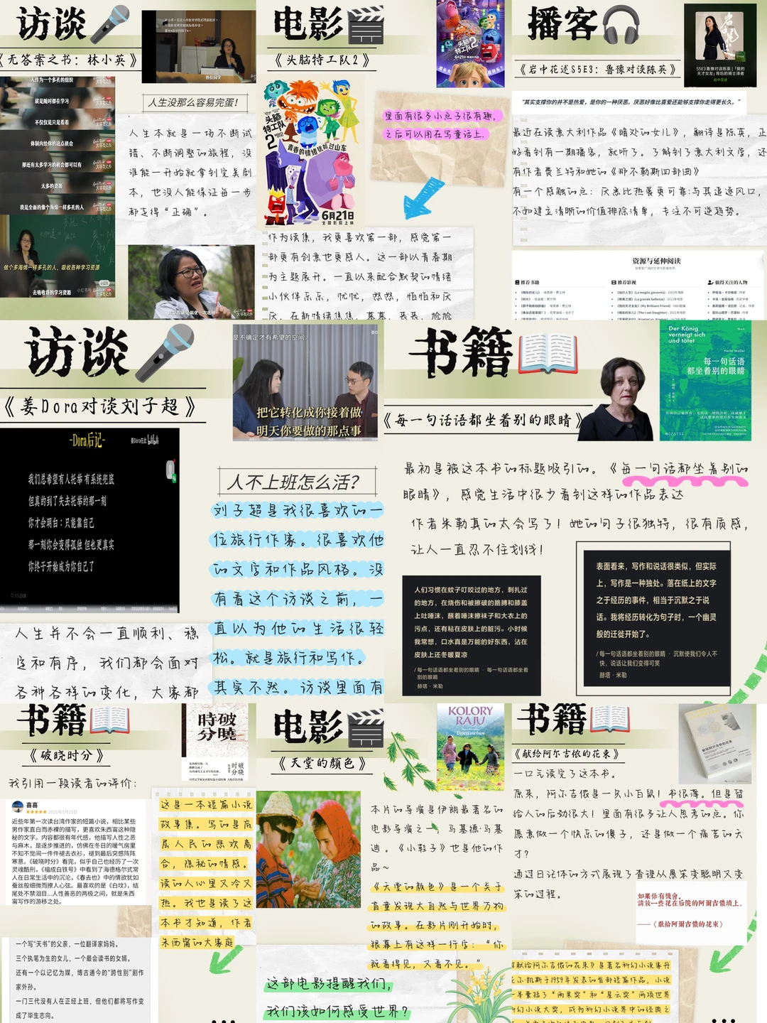 6月复盘|阅读、写作、电影、纪录片、播客