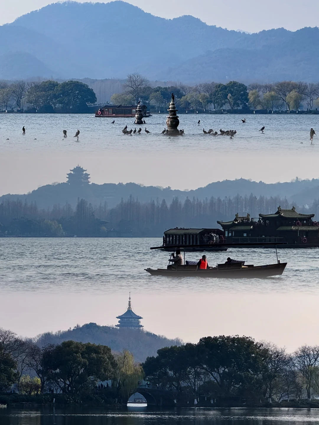 2026年1月2日，杭州西湖